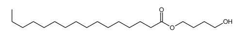 4-hydroxybutyl hexadecanoate Structure