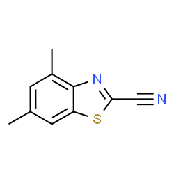 2-Benzothiazolecarbonitrile,4,6-dimethyl-(9CI)结构式