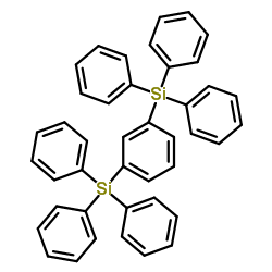 1,3-双(三苯基甲硅烷基)苯结构式