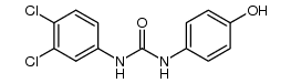 N-(3,4-dichloro-phenyl)-N'-(4-hydroxy-phenyl)-urea结构式