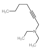 2-Heptyn-1-amine,N,N-diethyl- Structure
