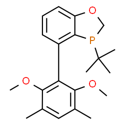 (S)-3-(叔丁基)-4-(2,6-二甲氧基-3,5-二甲基苯基)-2,3-二氢苯并[d][1,3]氧杂磷杂环戊烯结构式