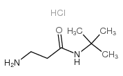 3-氨基-N-(叔丁基)丙酰胺结构式