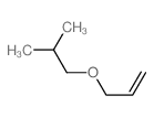 1-Propene,3-(2-methylpropoxy)- Structure