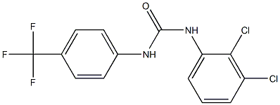 1-(2,3-二氯苯基)-3-[4-(三氟甲基)苯基]尿素结构式