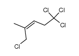 cis-1,1,1,5-tetrachloro-4-methyl-3-pentene结构式