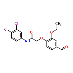 N-(3,4-Dichlorophenyl)-2-(2-ethoxy-4-formylphenoxy)acetamide Structure