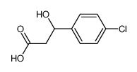 3-(4-chlorophenyl)-3-hydroxypropanoicAcid Structure