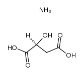 L-malic acid , ammonium-hydrogen-L malate Structure