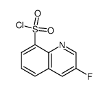 3-Fluoro-8-Quinolinesulfonyl Chloride structure