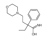 α-Ethyl-α-phenyl-4-morpholinebutyramide结构式