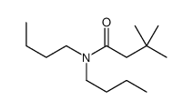 N,N-dibutyl-3,3-dimethylbutanamide结构式