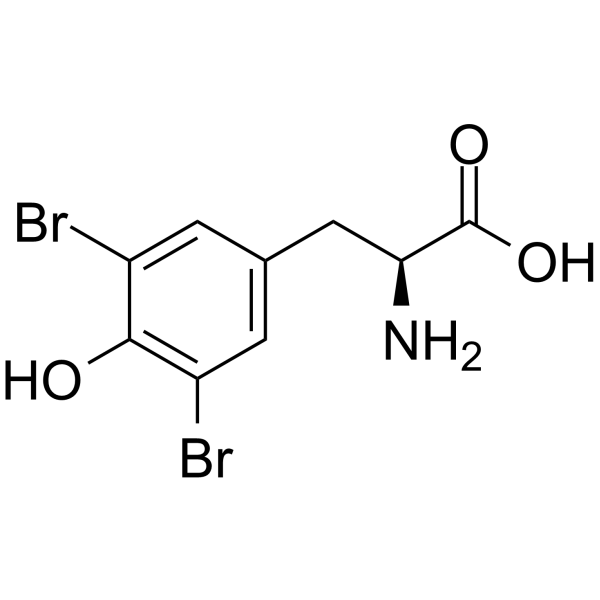 3,5-二溴-L-酪氨酸结构式