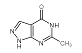 4H-Pyrazolo[3,4-d]pyrimidin-4-one,1,5-dihydro-6-methyl- Structure