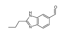 (9ci)-2-丙基-1H-苯并咪唑-5-羧醛结构式