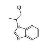1H-Benzimidazole,1-(2-chloro-1-methylethyl)-(9CI) Structure