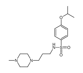 p-Isopropoxy-N-[3-(4-methyl-1-piperazinyl)propyl]benzenesulfonamide Structure