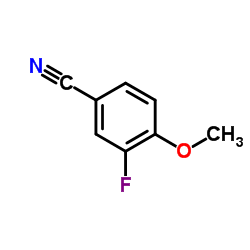 3-氟-4-甲氧基苯腈结构式