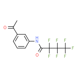 N-(3-Acetylphenyl)-2,2,3,3,4,4,4-heptafluorobutanamide结构式