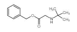 2-(叔丁基氨基)乙酸苄酯结构式