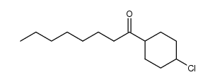 1-(4-chlorocyclohexyl)octan-1-one结构式