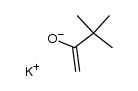 O-potassio-3,3-dimethyl-2-butanone结构式