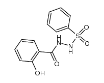 N-benzenesulfonyl-N'-salicyloyl-hydrazine结构式