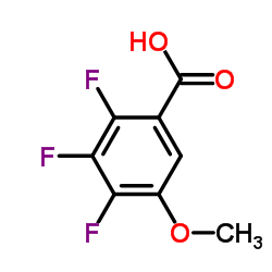 2,3,4-Trifluoro-5-methoxybenzoic acid Structure