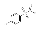 4-(三氟甲基磺酰基)氯苯结构式