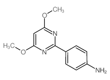 4-(4,6-Dimethoxypyrimidin-2-yl)aniline structure
