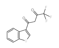 4,4,4-三氟-1-(苯并-[b]-噻吩)丁烷-1,3-二酮结构式