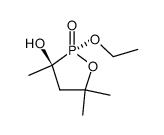 (2S,3S)-2-ethoxy-3-hydroxy-3,5,5-trimethyl-1,2-oxaphospholane 2-oxide Structure