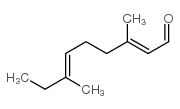 3,7-二甲基-2,6-壬二烯醛结构式