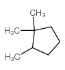 1,1,2-trimethylcyclopentane Structure