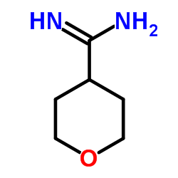 四氢吡喃-4-甲脒盐酸盐结构式