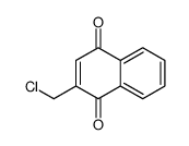 2-(chloromethyl)naphthalene-1,4-dione结构式