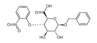 benzyl 4-O-(2'-nitrophenyl)-β-D-glucopyranosiduronic acid结构式