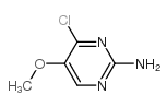 4-氯-5-甲氧基嘧啶-2-胺结构式