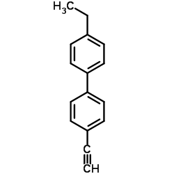 4-乙基联苯乙炔结构式