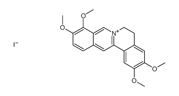 2,3,9,10-tetramethoxy-5,6-dihydroisoquinolino[2,1-b]isoquinolin-7-ium,iodide Structure