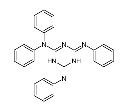 2-N,2-N,4-N,6-N-tetraphenyl-1,3,5-triazine-2,4,6-triamine结构式