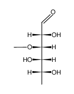 3-O-Methyl-6-deoxy-D-galactose Structure