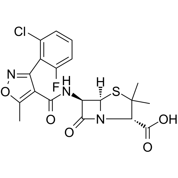 氟氯西林结构式