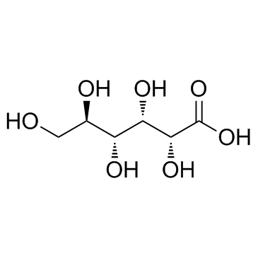 D-Gluconic acid structure