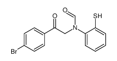 o-<(p-Brom-phenacyl)-formyl-amino>-thiophenol结构式