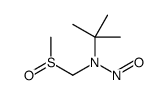N-tert-butyl-N-(methylsulfinylmethyl)nitrous amide Structure