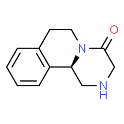 (R)-2,3,6,7-四氢-1H-吡嗪并[2,1-α]异喹啉-4-(11BH)-酮结构式