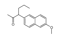 3-(6-methoxynaphthalen-2-yl)hexan-2-one结构式