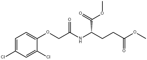 N-[(2,4-Dichlorophenoxy)acetyl]-L-glutamic acid dimethyl ester Structure