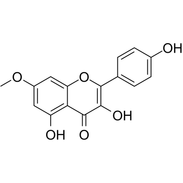 鼠李柠檬素结构式